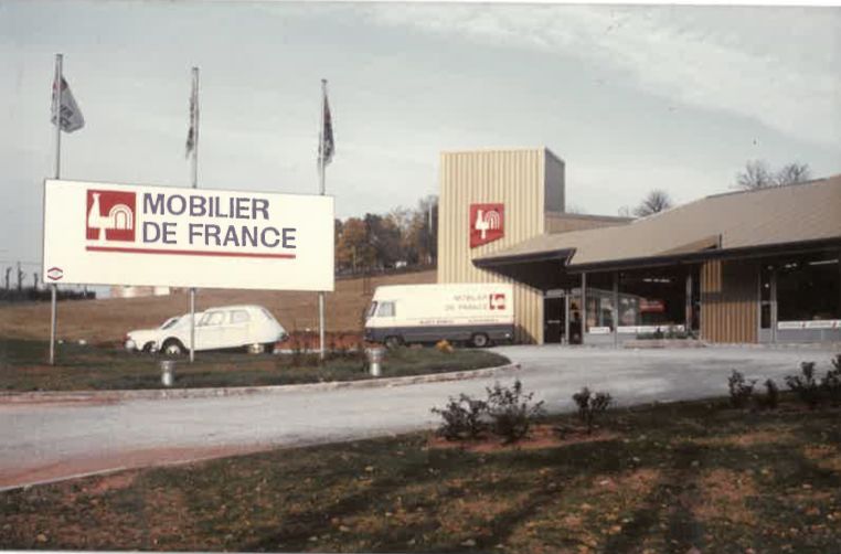 Showroom Mobilier de France Rodez 1977